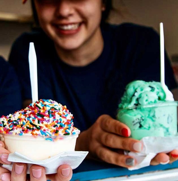 girl with ice cream